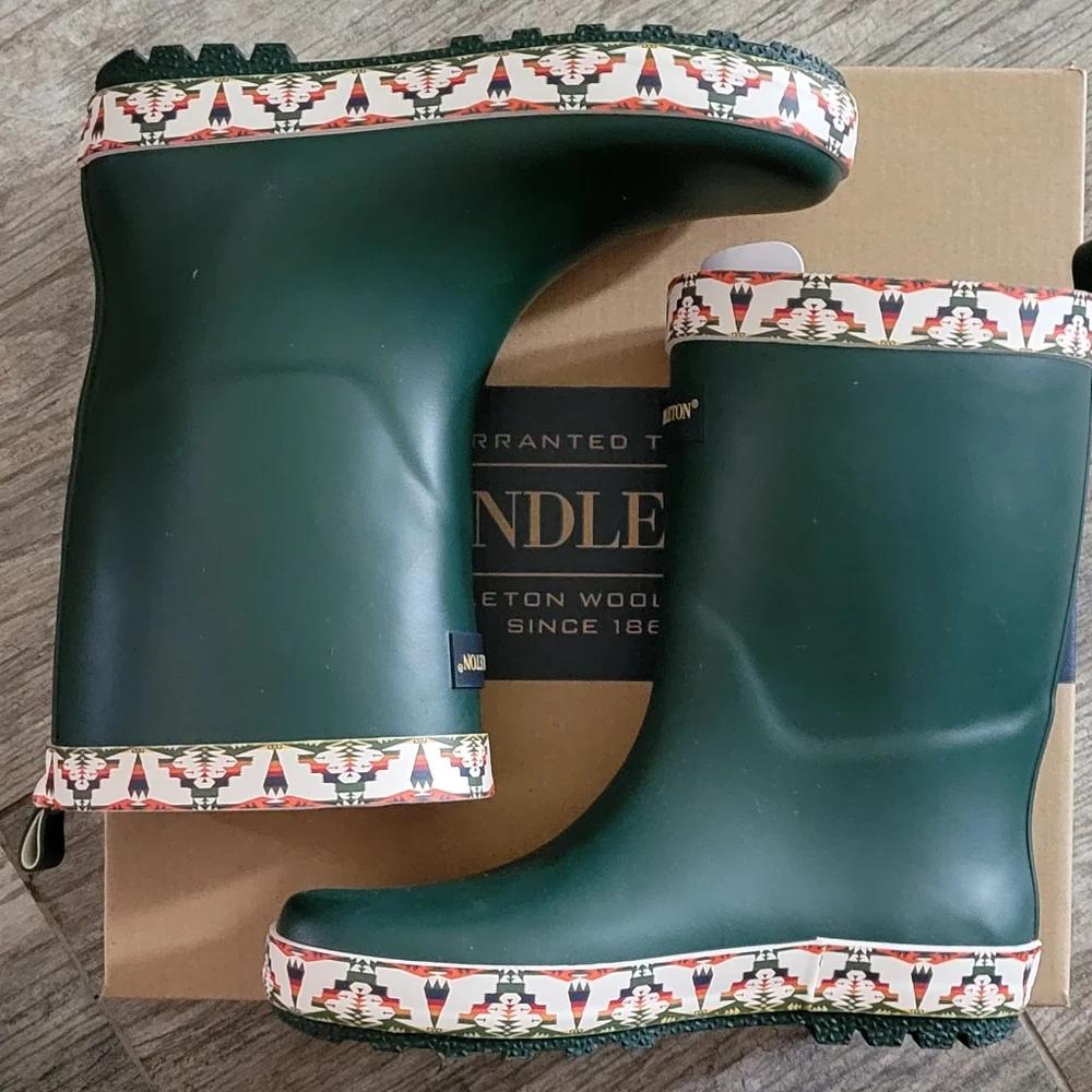 Pendleton TUCSON Mid Rain Boots Gorpcore Outdoor Granola Western Boho Southwest